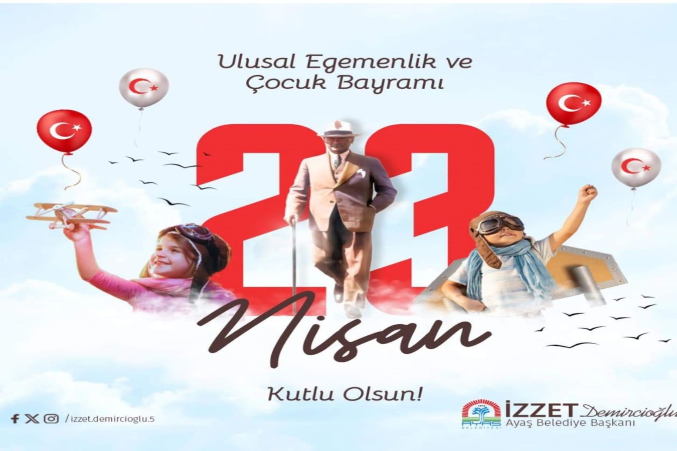 Başkanımız Demircioğlu’ndan 23 Nisan Mesajı